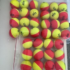 3 DOZEN 5-A SRIXON Q-STAR TOUR MINT RED / YELLOW GOLF BALLS