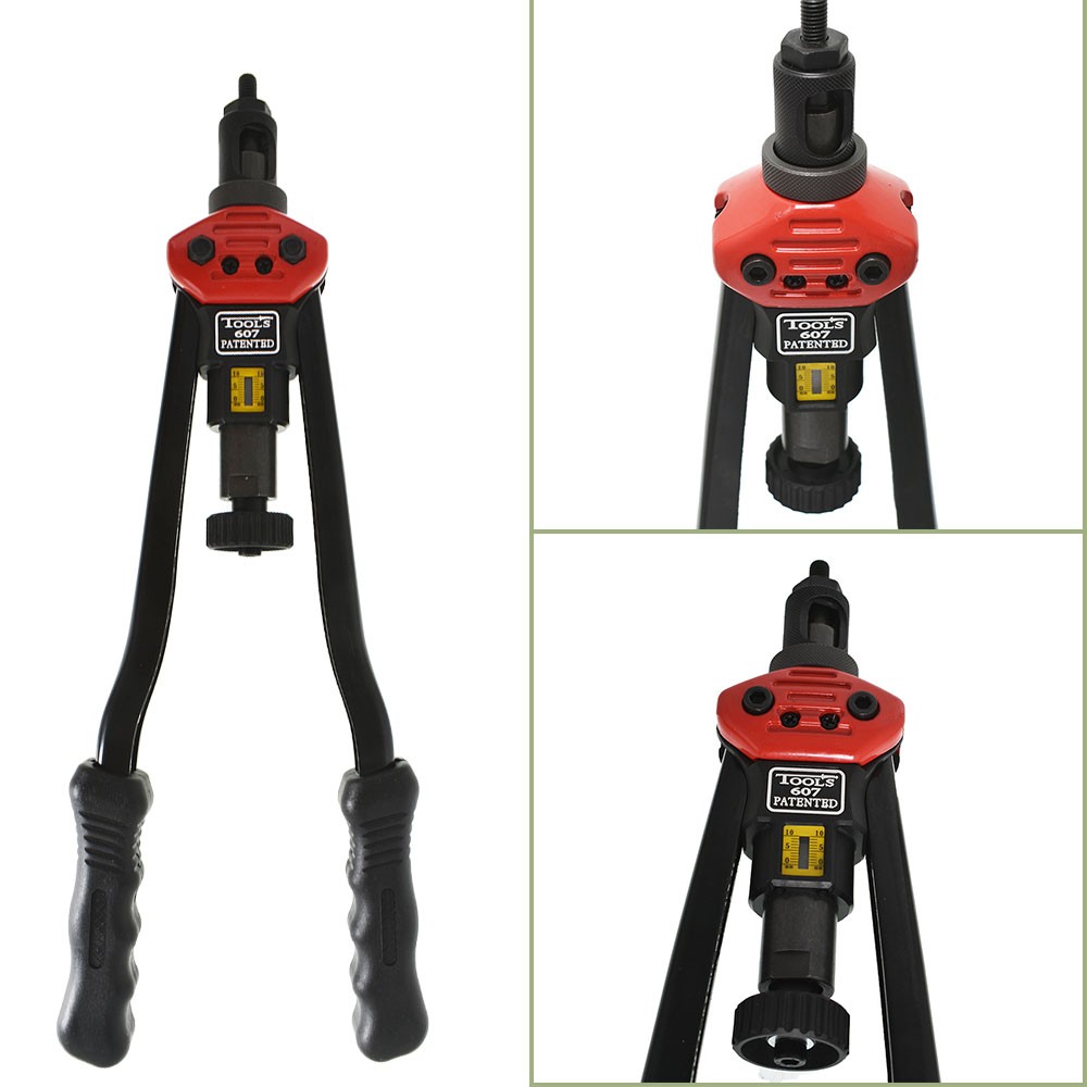 16Inch Rivet Nut Gun Kit Rivnut Setting Tools Nut Setter Tool Hand Blind Riveter