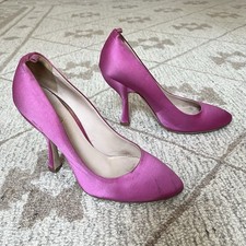 Miu Miu Pink Satin Pumps 38.5