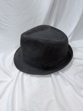 Stetson All American Black/Grey Fedora Large/XLarge Pre-owned Good Condition