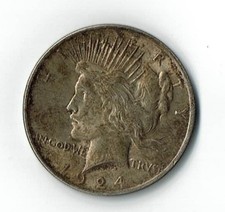 1924 Peace Dollar Silver