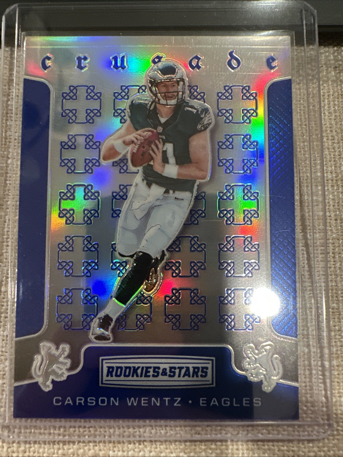 Carson Wentz Panini Rookies & Stars Crusade #8 Base