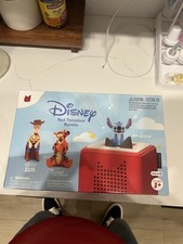 Tonies Disney Red Toniebox Bundle with Tigger Woody and Stitch Tonie Brand NEW