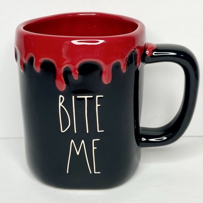 Rae Dunn Bite Me Vampire Oversized Mug 16oz