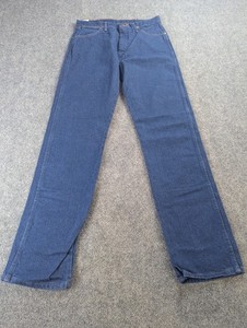 Wrangler Men’s 13MWZ Cowboy Cut Original Fit Jeans 35x36 Blue Denim