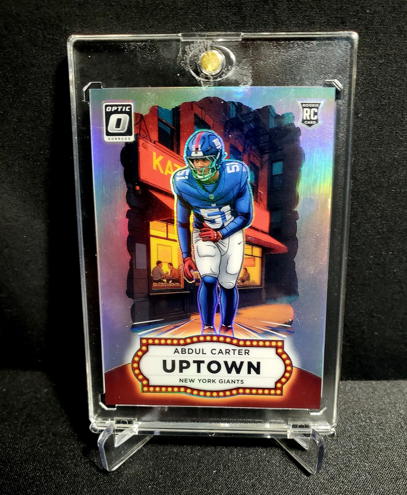 2025 Panini Donruss Optic Uptown Abdul Carter No.1 Rookie New York Giants SSP