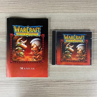 WARCRAFT ORCS & HUMAN COMPUTER/VIDEOSPIEL PC OHNE BOX CD-ROM BLIZZARD 1994