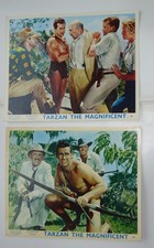 GORDON SCOTT/TARZAN THE MAGNIFICENT/F17J/ 2 photos  anglaises