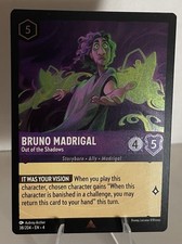 Disney Lorcana Ursula's Return - 38/204 Bruno Madrigal Shadows - Rare FOIL