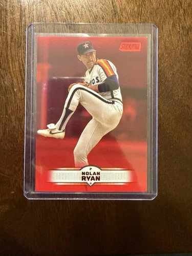 Nolan Ryan 2025 Topps Stadium Club Red Foil Houston Astros