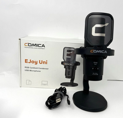 Gaming Microphone RGB USB Condenser for Streaming & Recording