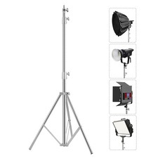 Stainless Steel Photography Video Tripod Stand, Spring Cushioned Heavy Duty T...