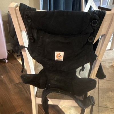 Ergobaby Black Baby Carrier Adjustable Comfortable Ergonomic Design for Newborns