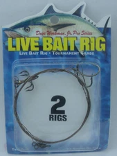 Boone 605 Dave Workman Live Bait Rig 1 #1 Nose Hook & 1 #4 Treble Hook 2CT