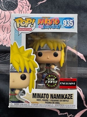 Naruto Shippuden Funko Pop 935: Minato Namikaze AAA Anime GITD CHASE Box Damage