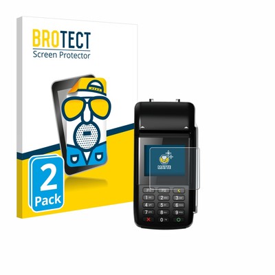2x BROTECT Schutzfolie Entspiegelt für Pax D210 Matt Antireflektierend