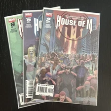 House of M #2, 5, 8. Marvel Comics 2005, 3 Books