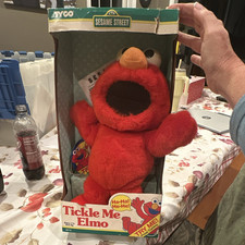 TYCO Sesame Street Tickle Me Elmo Interactive Talking Plush 1996 MPN 62715