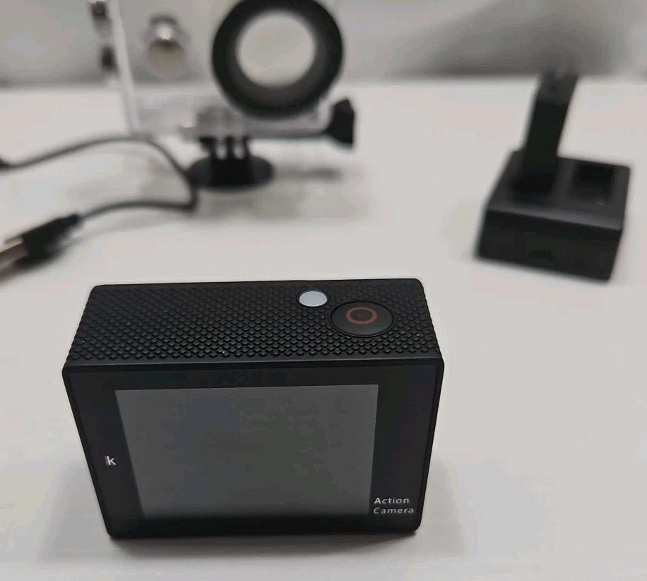 1080P Full HD Waterproof Action Sport Camera With 2 Batteries And Charger  - Image 4 of 4