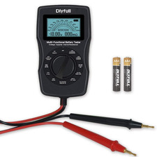Universal Battery Tester with LCD Display, Small Digital Battery Voltage Resista
