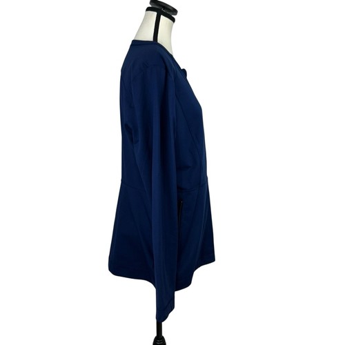 Grey's Anatomy by Barco Scrub Jacket Womens L Blue Sorona Professional Wear NWOT - Picture 3 of 12