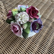 Royal Adderley vintage bone china floral bouquet figurine ornament