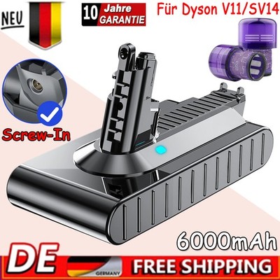 Für Dyson V11 SV14 Professional Akku Absolute Complete 6,0Ah Screw In Typ Sony