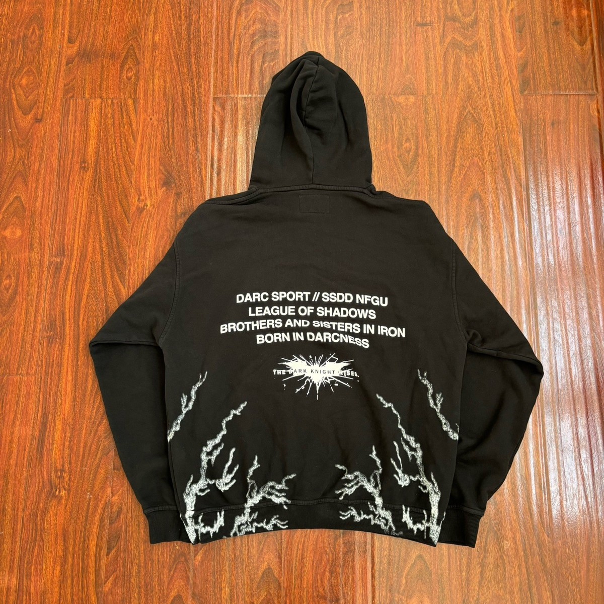 Darc Sport X Batman “Bane Energy” Hoodie Sweatshirt Size L The 