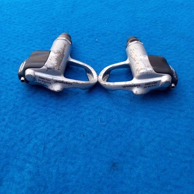 CAMPAGNOLO RECORD PRO FIT PLUS CLIPLESS PEDALS VINTAGE ROAD BIKE BICYCLE SILVER