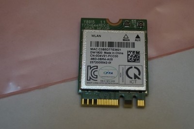 LOT of 3 Dell Latitude 3470 15.6'' Wireless WiFi Card D4V21 QCNFA344A