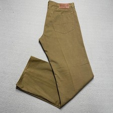 Polo Ralph Lauren Pants Mens 34x30 Green Chino Cotton Spandex Stretch 5 Pocket