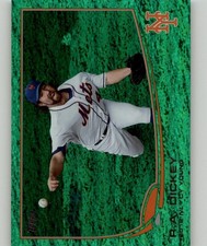 2013 Topps R.A. Dickey Emerald Foil #632 New York Mets