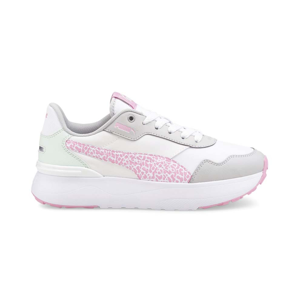 Puma R78 Voyage Summer Roar Jr Girls White Casual Sneakers 38372401
