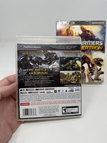 Transformers Fall of Cybertron PlayStation 3 PS3 - CIB w/Sleeve - Tested & Works