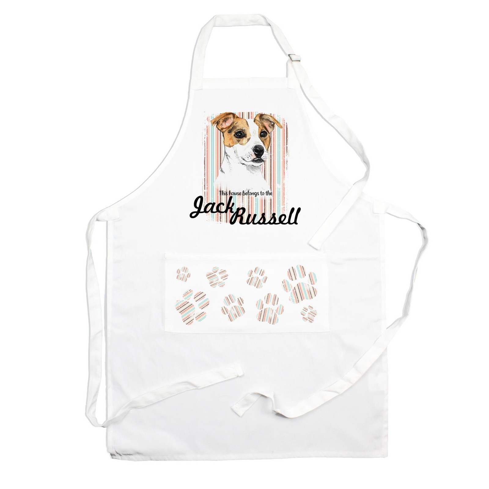 Jack Russell Apron - Novelty Kitchen Gift for Dog Lovers