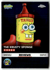 Topps SpongeBob Chrome 2025 No. BB-8 Tangy Sponge Sauce The Krusty Sponge