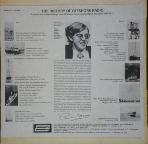 Paul Harris - The History Of Offshore Radio (Recordings From Offshore Commercial - Afbeelding 2 van 4