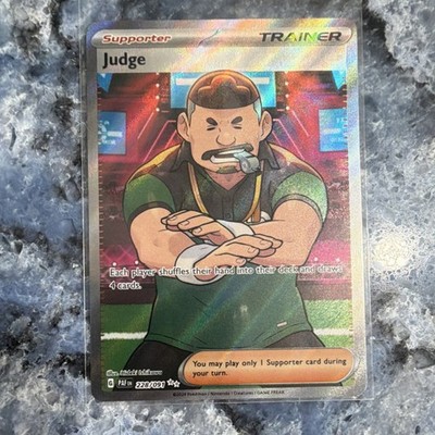 Judge (Full Art) 228/091 SV: Paldean Fates Ultra Rare Holo Pokémon 2024