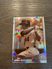 2013 Topps Chrome #14 Josh Rutledge Sepia Refractors #/75
