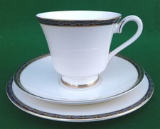 MINTON ST JAMES TEA CUP, SAUCER AND SIDE PLATE TRIO.