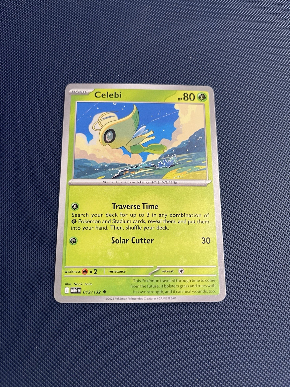 Celebi - 012/132: Mega Evolution Near Mint