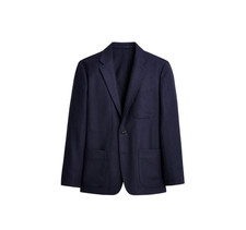 NWT JCREW Wallace  Barnes Blazer Sport Coat Jacket Mens 40 R Navy Blue BQ481