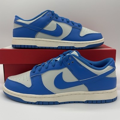 Nike Dunk Low Detroit Lions Blue White Sneakers HF5441-002 Mens