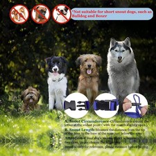 Dog Anti-Bark Bite Muzzle Adjustable Nylon Pet Dog Muzzle Size 1-7 For All Dogs