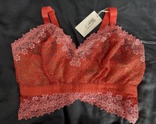 Cosabella Veneto Medium Curvy Longline Bralette Rossa Quartz Pink -NWT