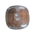Vintage Pyrex Clear Glass Lid A-9-C fits 2 & 3 qt & 9" Corning Ware Casseroles