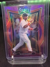 2025 Panini Select - Concourse Manny Ramirez #19 Purple Prizm /75