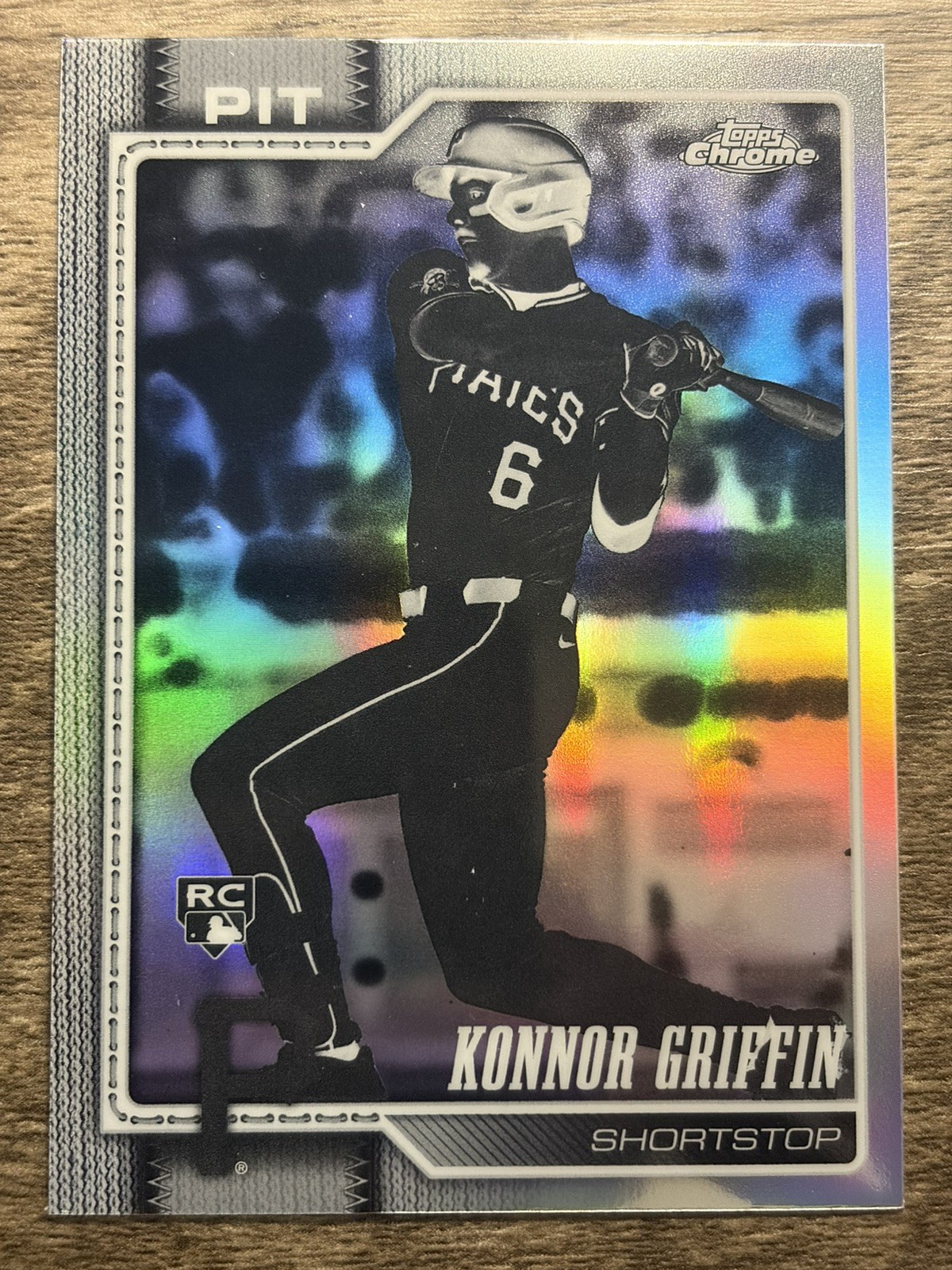2026 Topps Chrome Konnor Griffin #74 Negative Refractor RC Pirates Rookie