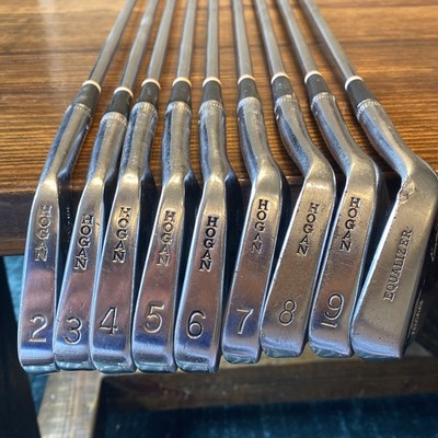 VTG 1954 Ben Hogan Precision 9 Piece Iron Set 2-E True Temper Steel Stiff Shaft