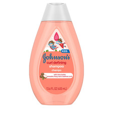 Johnson's Kids Curl-Defining, Frizz Control, Tear-Free Kids Shampoo Shea 13.6 fl